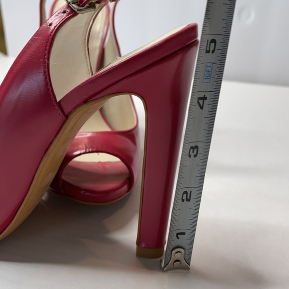 Zara Woman’s peep toe Red/pink heels. Size39 - Picture 8 of 8